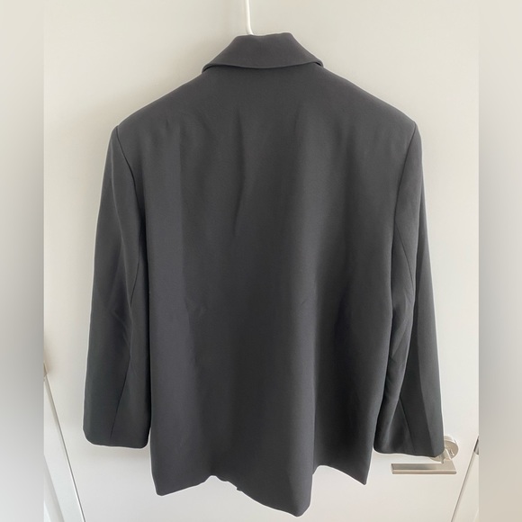 Nasty Gal Boxy Boyfriend Oversize black blazer Size 6 (US) - Picture 2 of 3